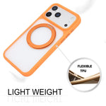 Ốp lưng điện thoại GEBEI Jazz Series cảm giác da mờ MagSafe xoay 360 độ có giá đỡ, dành cho iPhone 17 Pro Max, iPhone 17 Pro