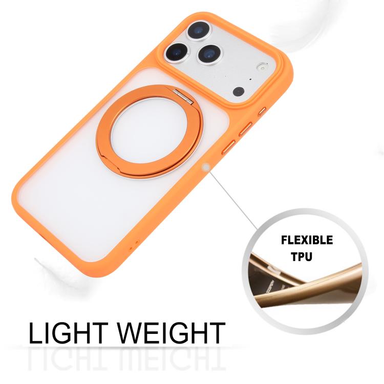 Ốp lưng điện thoại GEBEI Jazz Series cảm giác da mờ MagSafe xoay 360 độ có giá đỡ, dành cho iPhone 17 Pro Max, iPhone 17 Pro