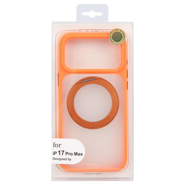 Ốp lưng điện thoại GEBEI Jazz Series cảm giác da mờ MagSafe xoay 360 độ có giá đỡ, dành cho iPhone 17 Pro Max, iPhone 17 Pro