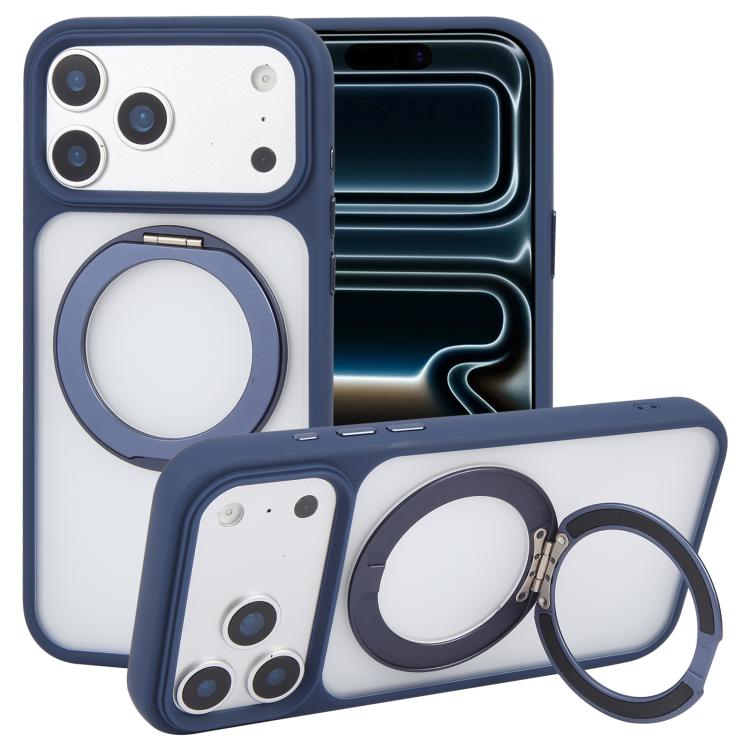 Ốp lưng điện thoại GEBEI Jazz Series cảm giác da mờ MagSafe xoay 360 độ có giá đỡ, dành cho iPhone 17 Pro Max, iPhone 17 Pro