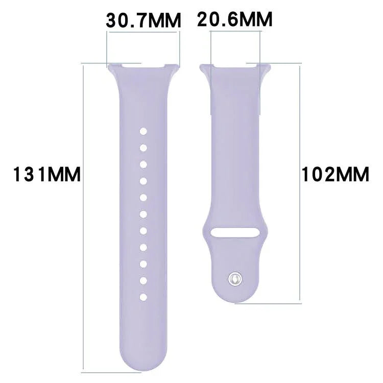 Bộ 5 dây đồng hồ silicone khóa ngược xDfind, Dành cho Samsung Galaxy Watch8 / 8 Classic