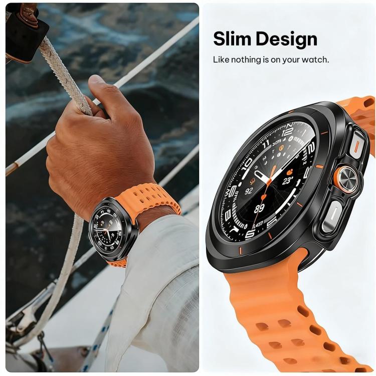 Ốp đồng hồ khung vảy xDfind PC rỗng, Dành cho Samsung Galaxy Watch Ultra / Ultra 2025