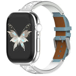 Dây đồng hồ da thật kết hợp thép không gỉ khóa bướm xDfind, dành cho Apple Watch 42 / 44 / 45 / 46 / 49mm, dành cho Apple Watch 38 / 40 / 41 / S11 42mm