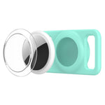 Ốp bảo vệ trong suốt bằng silicone cho vòng cổ thú cưng xDfind, dành cho AirTag thế hệ 2 / AirTag thế hệ 1