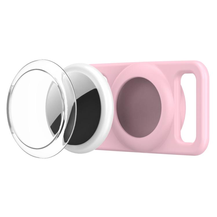 Ốp bảo vệ trong suốt bằng silicone cho vòng cổ thú cưng xDfind, dành cho AirTag thế hệ 2 / AirTag thế hệ 1