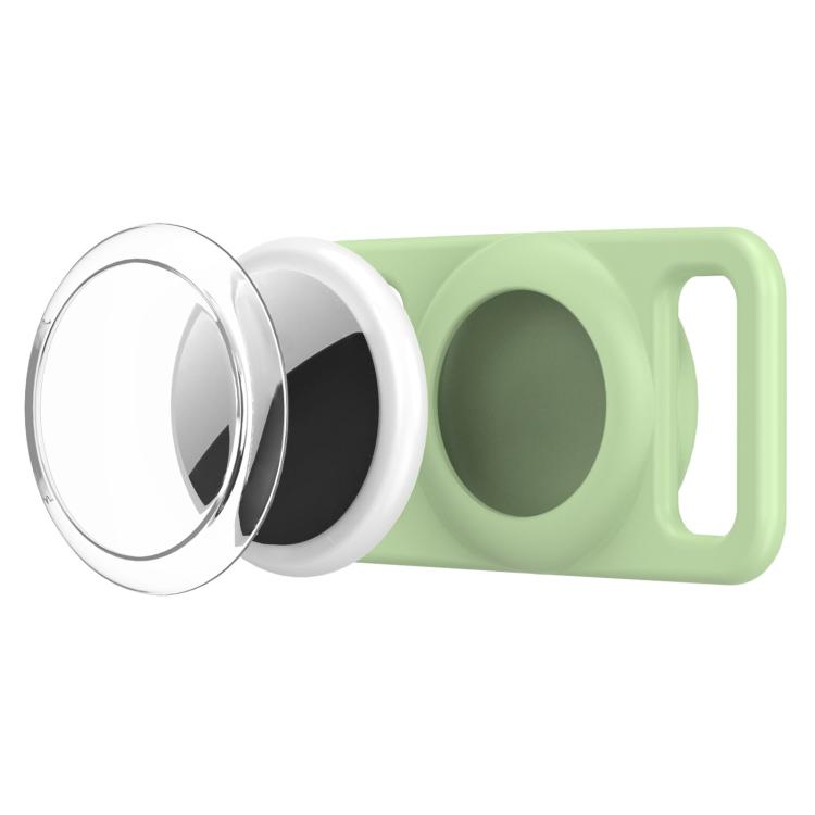 Ốp bảo vệ trong suốt bằng silicone cho vòng cổ thú cưng xDfind, dành cho AirTag thế hệ 2 / AirTag thế hệ 1