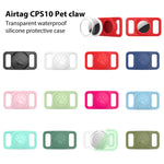 Ốp bảo vệ trong suốt bằng silicone cho vòng cổ thú cưng xDfind, dành cho AirTag thế hệ 2 / AirTag thế hệ 1