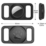 Ốp bảo vệ trong suốt bằng silicone cho vòng cổ thú cưng xDfind, dành cho AirTag thế hệ 2 / AirTag thế hệ 1