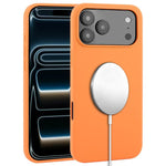 Ốp lưng điện thoại MagSafe silicone lỏng phủ toàn bộ, dành cho iPhone 17 Pro Max, iPhone 17 Pro, iPhone 17, iPhone Air