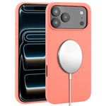 Ốp lưng điện thoại MagSafe silicone lỏng phủ toàn bộ, dành cho iPhone 17 Pro Max, iPhone 17 Pro, iPhone 17, iPhone Air