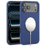 Ốp lưng điện thoại MagSafe silicone lỏng phủ toàn bộ, dành cho iPhone 17 Pro Max, iPhone 17 Pro, iPhone 17, iPhone Air