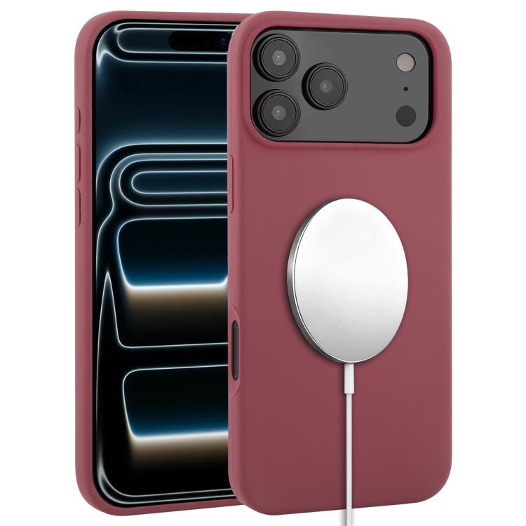 Ốp lưng điện thoại MagSafe silicone lỏng phủ toàn bộ, dành cho iPhone 17 Pro Max, iPhone 17 Pro, iPhone 17, iPhone Air