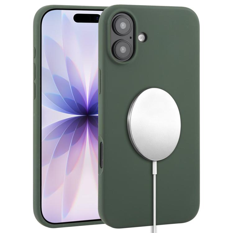 Ốp lưng điện thoại MagSafe silicone lỏng phủ toàn bộ, dành cho iPhone 17 Pro Max, iPhone 17 Pro, iPhone 17, iPhone Air