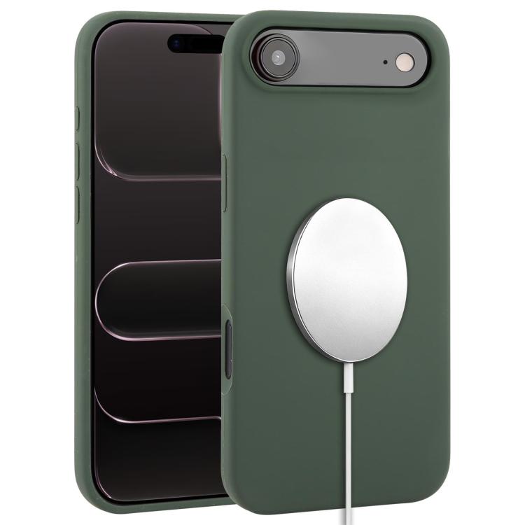 Ốp lưng điện thoại MagSafe silicone lỏng phủ toàn bộ, dành cho iPhone 17 Pro Max, iPhone 17 Pro, iPhone 17, iPhone Air
