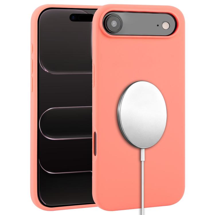 Ốp lưng điện thoại MagSafe silicone lỏng phủ toàn bộ, dành cho iPhone 17 Pro Max, iPhone 17 Pro, iPhone 17, iPhone Air