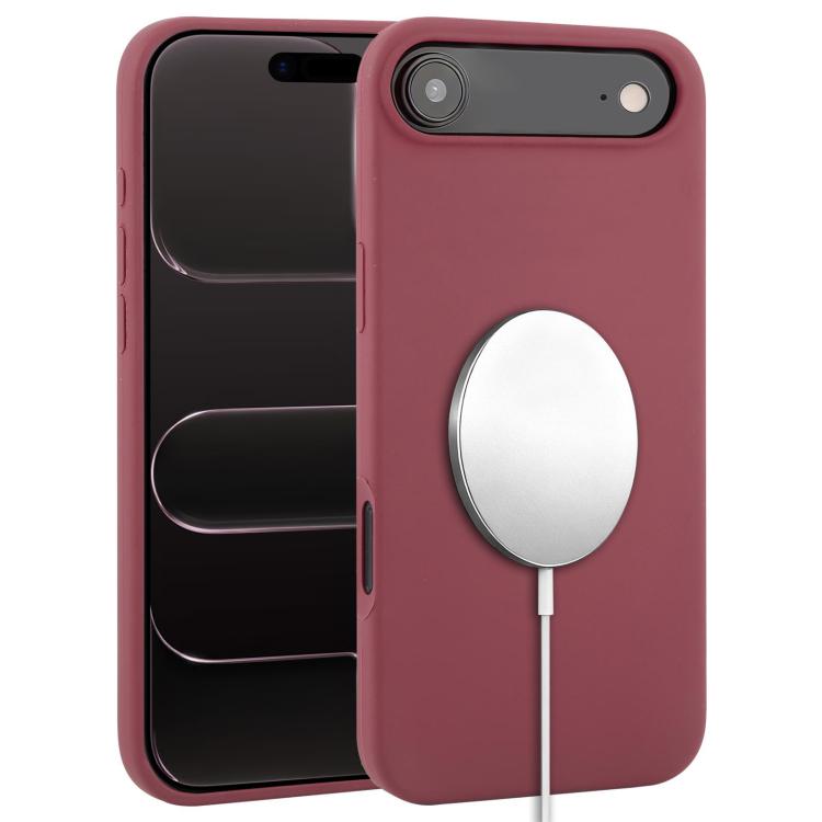 Ốp lưng điện thoại MagSafe silicone lỏng phủ toàn bộ, dành cho iPhone 17 Pro Max, iPhone 17 Pro, iPhone 17, iPhone Air