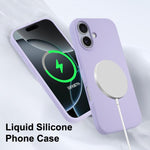 Ốp lưng điện thoại MagSafe silicone lỏng phủ toàn bộ, dành cho iPhone 17 Pro Max, iPhone 17 Pro, iPhone 17, iPhone Air