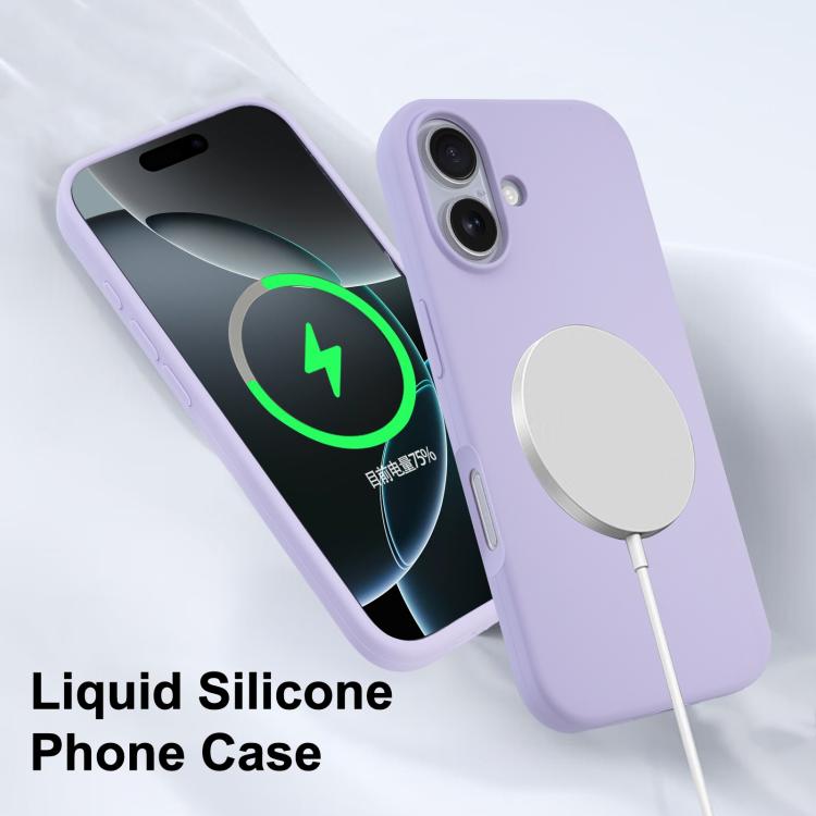 Ốp lưng điện thoại MagSafe silicone lỏng phủ toàn bộ, dành cho iPhone 17 Pro Max, iPhone 17 Pro, iPhone 17, iPhone Air