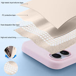 Ốp lưng điện thoại MagSafe silicone lỏng phủ toàn bộ, dành cho iPhone 17 Pro Max, iPhone 17 Pro, iPhone 17, iPhone Air