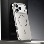 Ốp lưng điện thoại hợp kim MagSafe chắn từ mờ, dành cho iPhone 17 Pro Max, iPhone 17 Pro, iPhone 17, iPhone Air, iPhone 16 Pro Max, iPhone 16 Pro, iPhone 15 Pro Max, iPhone 15 Pro