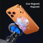 Ốp lưng điện thoại hợp kim MagSafe chắn từ mờ, dành cho iPhone 17 Pro Max, iPhone 17 Pro, iPhone 17, iPhone Air, iPhone 16 Pro Max, iPhone 16 Pro, iPhone 15 Pro Max, iPhone 15 Pro