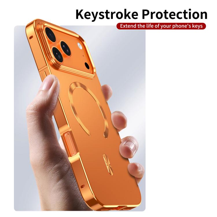 Ốp lưng điện thoại hợp kim MagSafe chắn từ mờ, dành cho iPhone 17 Pro Max, iPhone 17 Pro, iPhone 17, iPhone Air, iPhone 16 Pro Max, iPhone 16 Pro, iPhone 15 Pro Max, iPhone 15 Pro