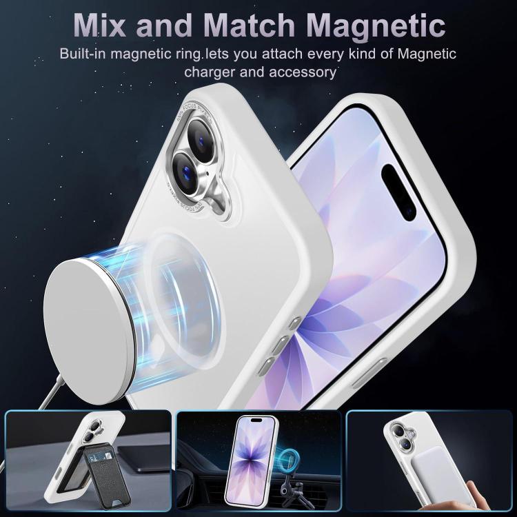 XDcase Metal Lens Frame Skin Feel Magnetic Phone Case, For iPhone 18, For iPhone 18 Pro, For iPhone 18 Pro Max, For iPhone 17 Pro Max, For iPhone 17 Pro, For iPhone 17