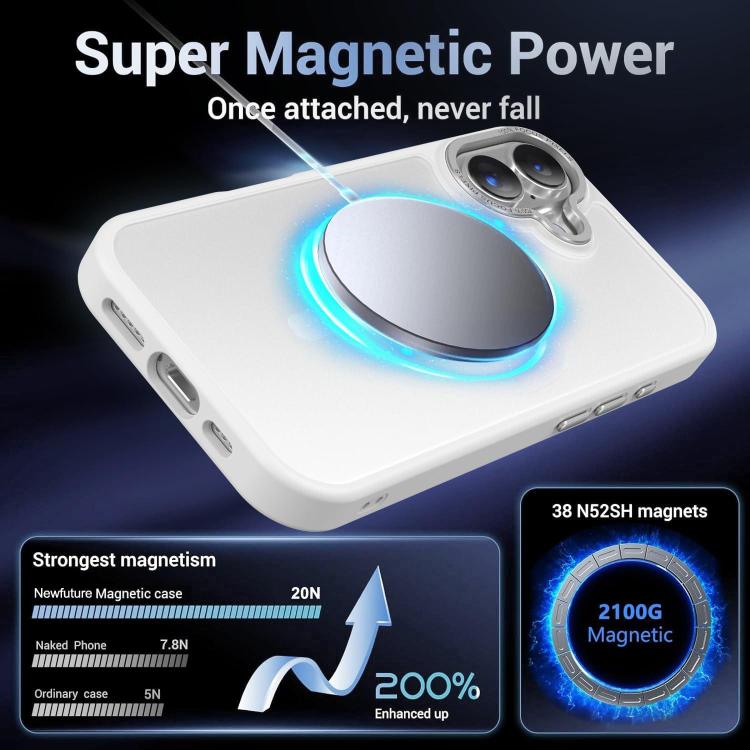 XDcase Metal Lens Frame Skin Feel Magnetic Phone Case, For iPhone 18, For iPhone 18 Pro, For iPhone 18 Pro Max, For iPhone 17 Pro Max, For iPhone 17 Pro, For iPhone 17