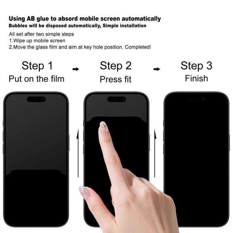 imak Series chống phản chiếu Miếng dán kính cường lực phủ toàn màn hình, Dành cho iPhone 17 Pro Max, Dành cho iPhone 17 Pro, Dành cho iPhone 17, Dành cho iPhone Air