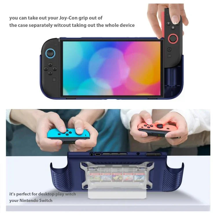 Ốp bảo vệ máy chơi game bằng TPU kết hợp PC chống trượt có khe đựng thẻ, Dành cho Nintendo Switch 2