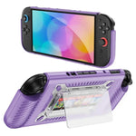 Ốp bảo vệ máy chơi game bằng TPU kết hợp PC chống trượt có khe đựng thẻ, Dành cho Nintendo Switch 2