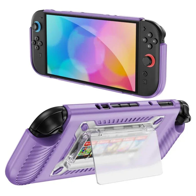 Ốp bảo vệ máy chơi game bằng TPU kết hợp PC chống trượt có khe đựng thẻ, Dành cho Nintendo Switch 2