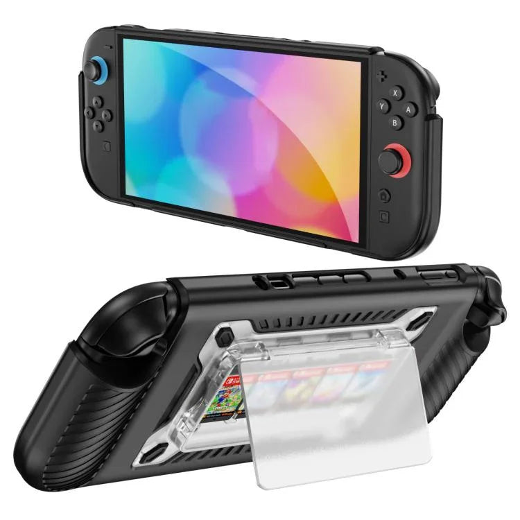 Ốp bảo vệ máy chơi game bằng TPU kết hợp PC chống trượt có khe đựng thẻ, Dành cho Nintendo Switch 2