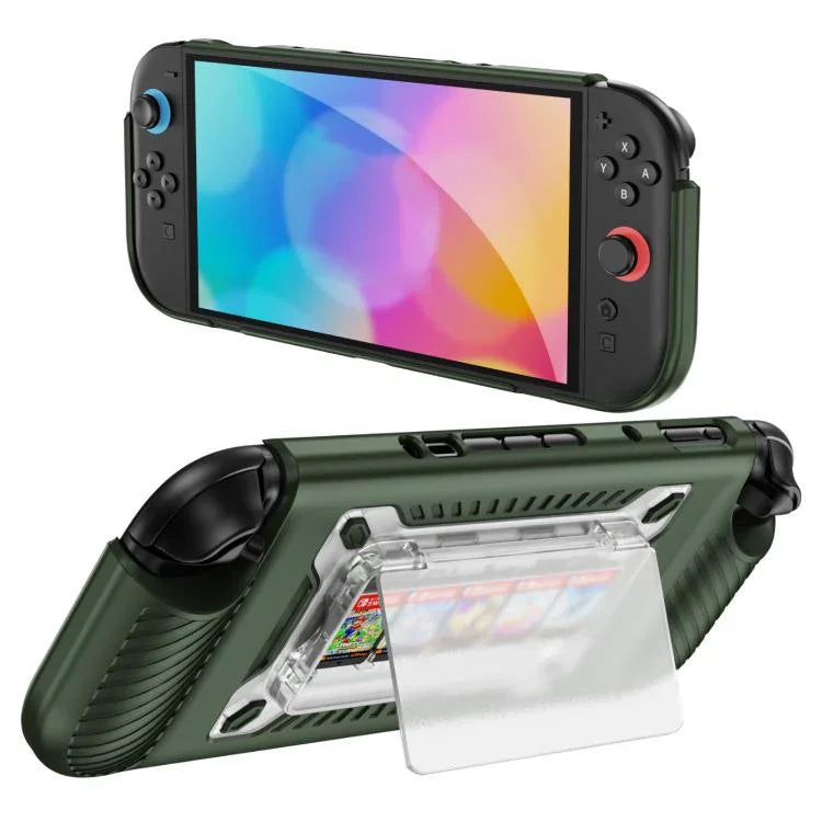 Ốp bảo vệ máy chơi game bằng TPU kết hợp PC chống trượt có khe đựng thẻ, Dành cho Nintendo Switch 2