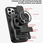 Lens Sliding Window Multifunctional Magnetic Shockproof Phone Case, For iPhone 13 Pro Max, For iPhone 13 Pro, For iPhone 12 Pro Max, For iPhone 11 Pro Max, For iPhone 11