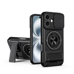 Ốp điện thoại chống sốc nam châm đa chức năng với cửa trượt ống kính, dành cho iPhone 13 Pro Max, dành cho iPhone 13 Pro, dành cho iPhone 12 Pro Max, dành cho iPhone 11 Pro Max, dành cho iPhone 11