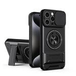 Ốp điện thoại chống sốc nam châm đa chức năng với cửa trượt ống kính, dành cho iPhone 13 Pro Max, dành cho iPhone 13 Pro, dành cho iPhone 12 Pro Max, dành cho iPhone 11 Pro Max, dành cho iPhone 11