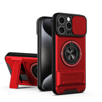 Ốp điện thoại chống sốc nam châm đa chức năng với cửa trượt ống kính, dành cho iPhone 13 Pro Max, dành cho iPhone 13 Pro, dành cho iPhone 12 Pro Max, dành cho iPhone 11 Pro Max, dành cho iPhone 11
