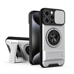 Ốp điện thoại chống sốc nam châm đa chức năng với cửa trượt ống kính, dành cho iPhone 13 Pro Max, dành cho iPhone 13 Pro, dành cho iPhone 12 Pro Max, dành cho iPhone 11 Pro Max, dành cho iPhone 11