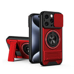 Ốp điện thoại chống sốc nam châm đa chức năng với cửa trượt ống kính, dành cho iPhone 13 Pro Max, dành cho iPhone 13 Pro, dành cho iPhone 12 Pro Max, dành cho iPhone 11 Pro Max, dành cho iPhone 11