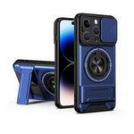 Ốp điện thoại chống sốc nam châm đa chức năng với cửa trượt ống kính, dành cho iPhone 13 Pro Max, dành cho iPhone 13 Pro, dành cho iPhone 12 Pro Max, dành cho iPhone 11 Pro Max, dành cho iPhone 11