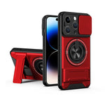 Ốp điện thoại chống sốc nam châm đa chức năng với cửa trượt ống kính, dành cho iPhone 13 Pro Max, dành cho iPhone 13 Pro, dành cho iPhone 12 Pro Max, dành cho iPhone 11 Pro Max, dành cho iPhone 11