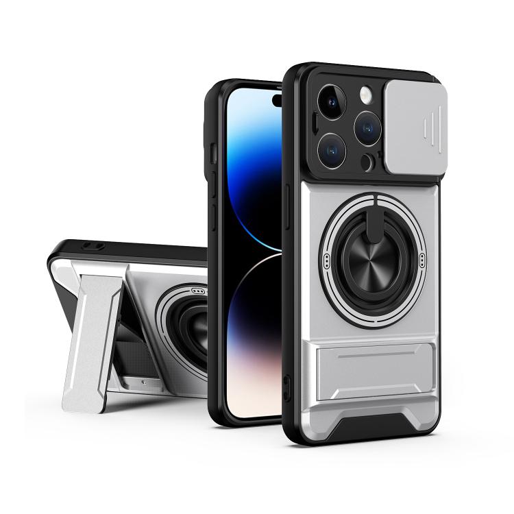 Ốp điện thoại chống sốc nam châm đa chức năng với cửa trượt ống kính, dành cho iPhone 13 Pro Max, dành cho iPhone 13 Pro, dành cho iPhone 12 Pro Max, dành cho iPhone 11 Pro Max, dành cho iPhone 11