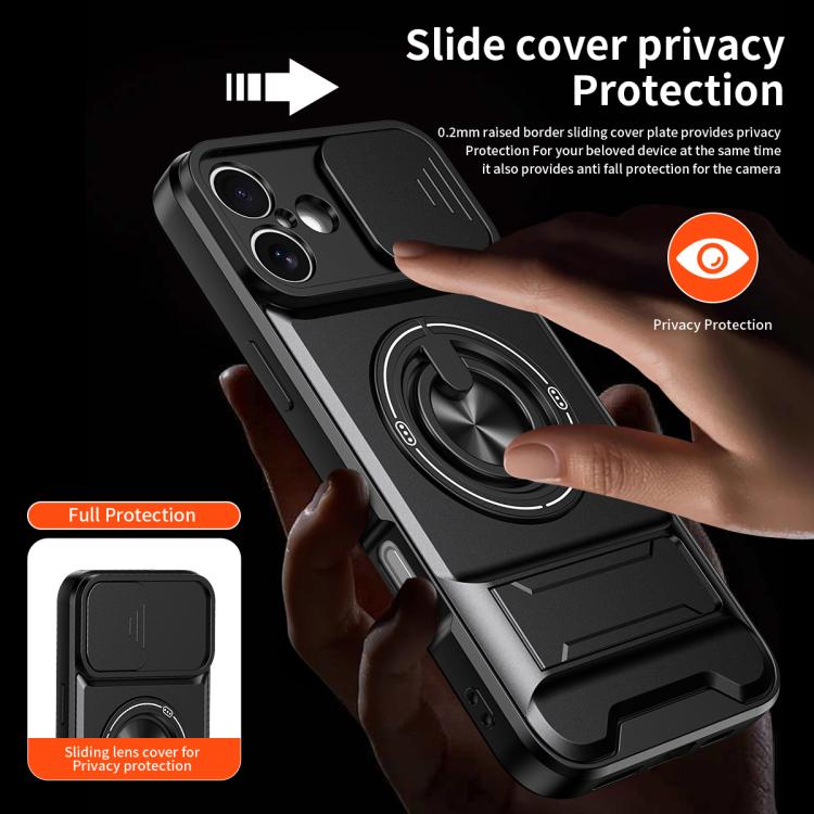 Ốp điện thoại chống sốc nam châm đa chức năng với cửa trượt ống kính, dành cho iPhone 13 Pro Max, dành cho iPhone 13 Pro, dành cho iPhone 12 Pro Max, dành cho iPhone 11 Pro Max, dành cho iPhone 11