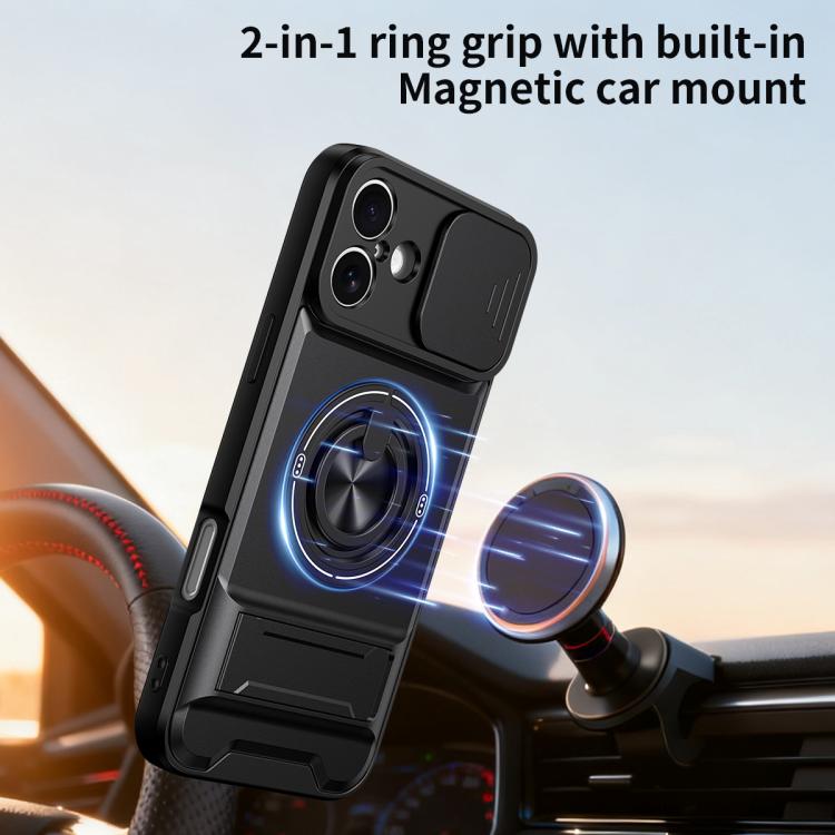 Ốp điện thoại chống sốc nam châm đa chức năng với cửa trượt ống kính, dành cho iPhone 13 Pro Max, dành cho iPhone 13 Pro, dành cho iPhone 12 Pro Max, dành cho iPhone 11 Pro Max, dành cho iPhone 11