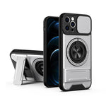 Lens Sliding Window Multifunctional Magnetic Shockproof Phone Case, For iPhone 13, For iPhone 12, For iPhone 12 Pro Max, For iPhone 12 Pro, For iPhone 11 Pro Max, For iPhone 11, For iPhone XS Max