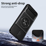 Lens Sliding Window Multifunctional Magnetic Shockproof Phone Case, For iPhone 7 Plus, For iPhone 7