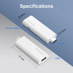 H96 Max H313 Android 14 Mini TV Stick HD kèm điều khiển từ xa, ARM Cortex-A53 Quad Core, 2GB+16GB, 2GB+8GB