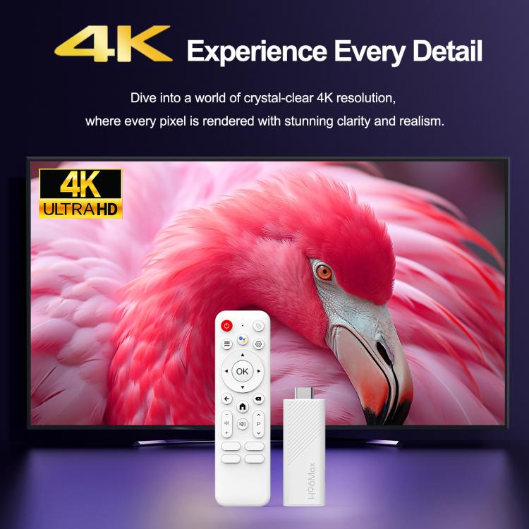 H96 Max H313 Android 14 Mini TV Stick HD kèm điều khiển từ xa, ARM Cortex-A53 Quad Core, 2GB+16GB, 2GB+8GB