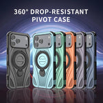 Ốp lưng điện thoại nam châm giá đỡ xoay kim loại hình vòng sao, dành cho iPhone 17 Pro Max, iPhone 17 Pro, iPhone 17, iPhone Air, iPhone 16 Pro Max, iPhone 16 Pro, iPhone 16